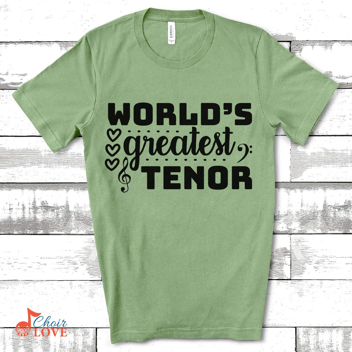 Gifts For Singer, Music Gift, Musical Theatre Gift, World's Greatest Tenor Unisex Jersey Short-Sleeve T-Shirt