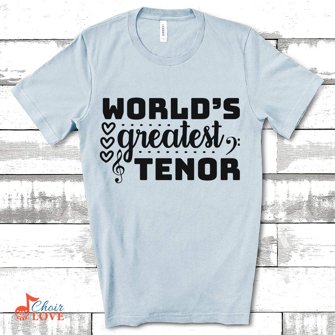 Gifts For Singer, Music Gift, Musical Theatre Gift, World's Greatest Tenor Unisex Jersey Short-Sleeve T-Shirt