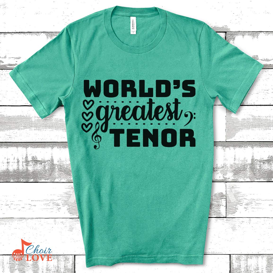 Gifts For Singer, Music Gift, Musical Theatre Gift, World's Greatest Tenor Unisex Jersey Short-Sleeve T-Shirt