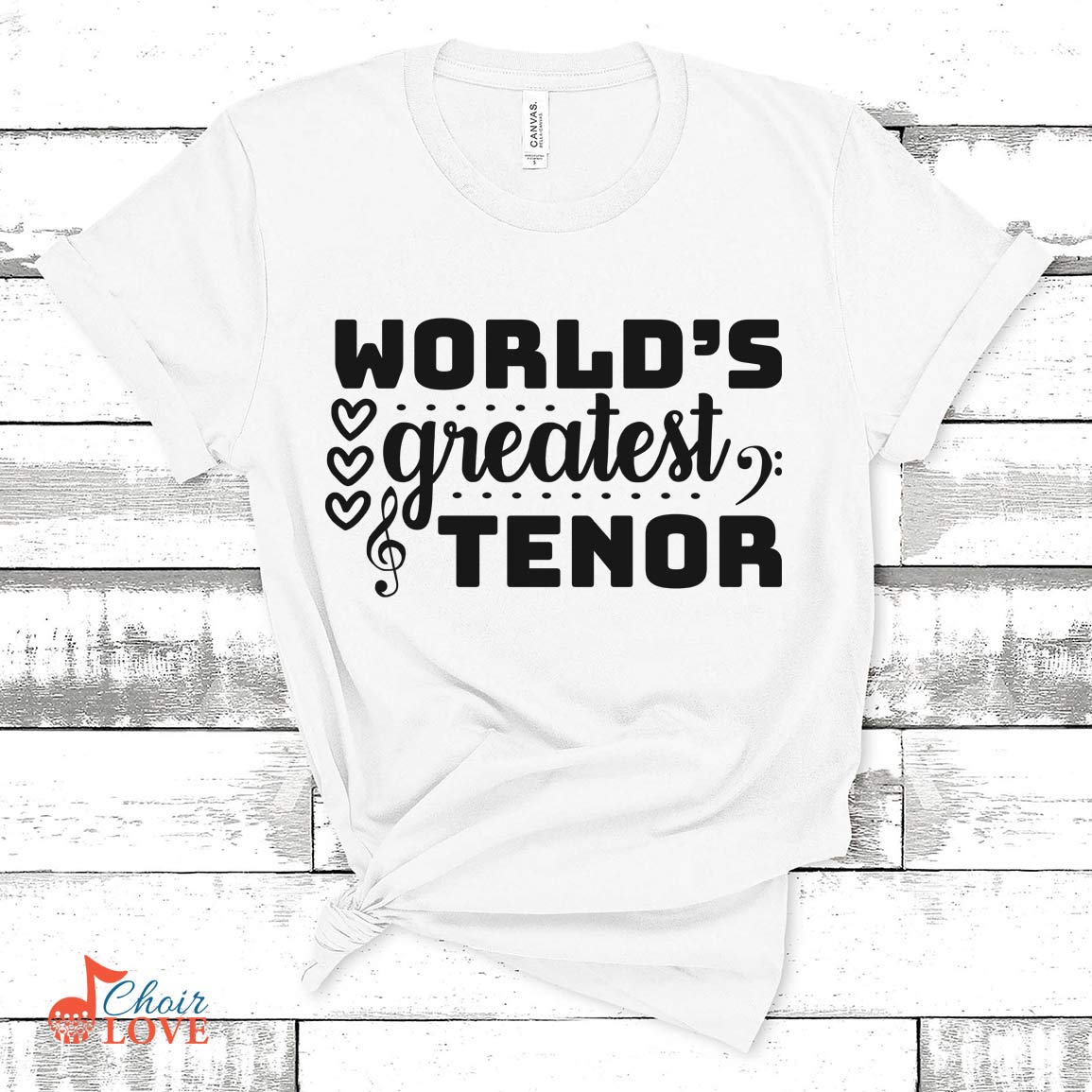 Gifts For Singer, Music Gift, Musical Theatre Gift, World's Greatest Tenor Unisex Jersey Short-Sleeve T-Shirt