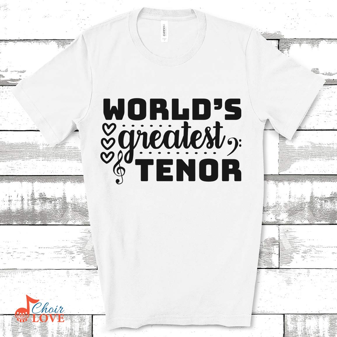 Gifts For Singer, Music Gift, Musical Theatre Gift, World's Greatest Tenor Unisex Jersey Short-Sleeve T-Shirt