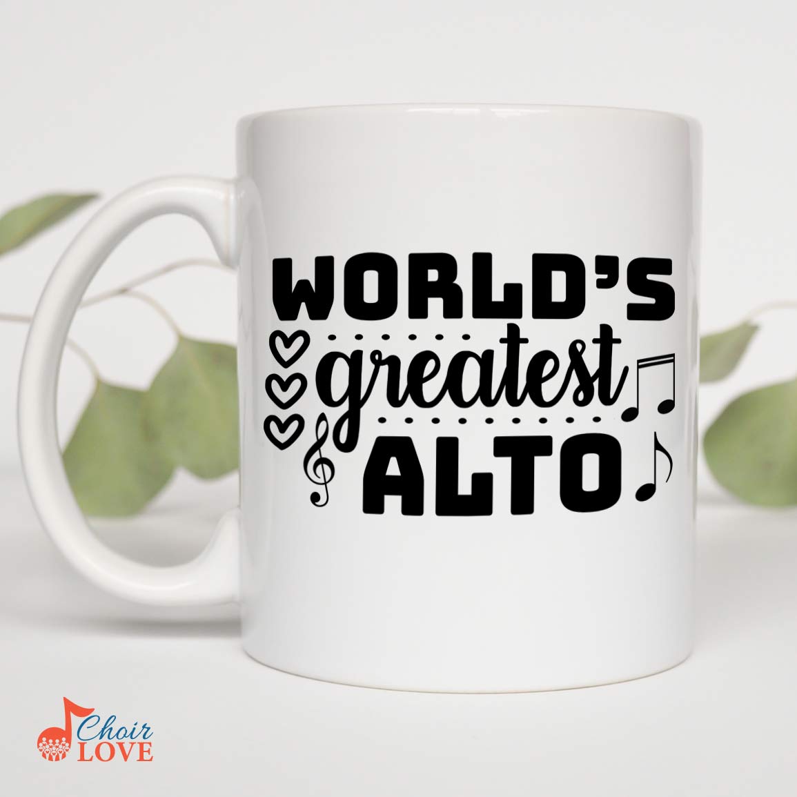 Gifts For Singer, Music Gift, Musical Theatre Gift, World's Greatest Alto White Mug