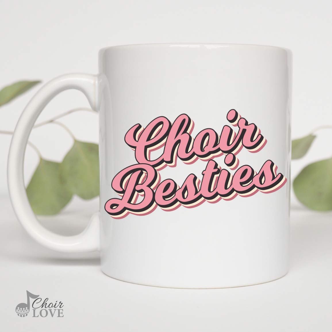 Gift For Best Friend, Choir Gift, Gift For Singers, Choir Besties White Mug