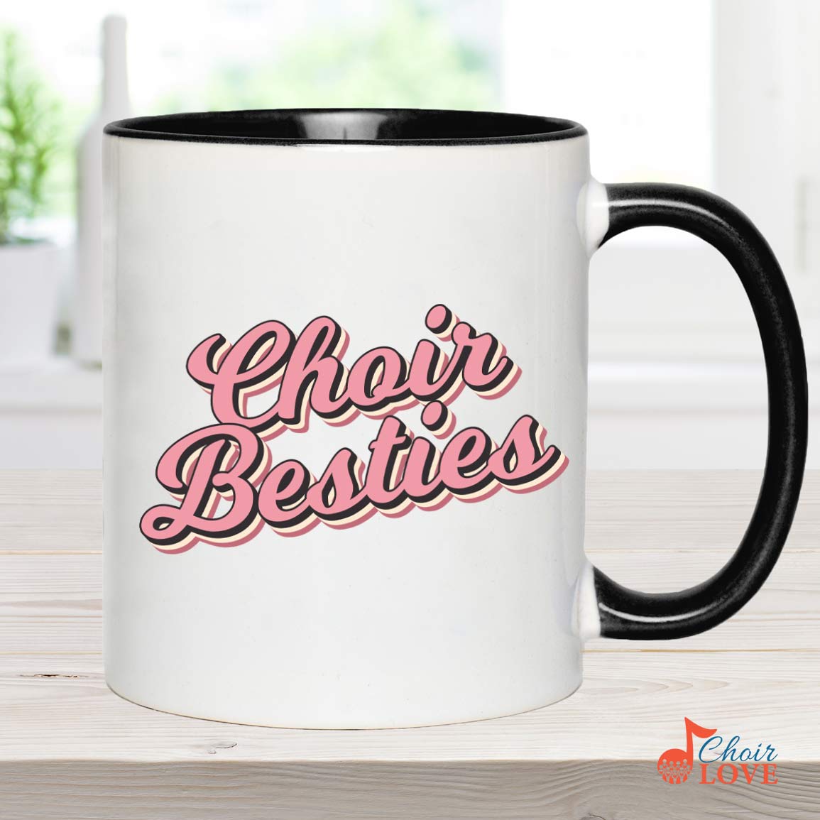 Best Friend Gift, Gift For Singers, Choral Gift, Choir Besties Accent Mug