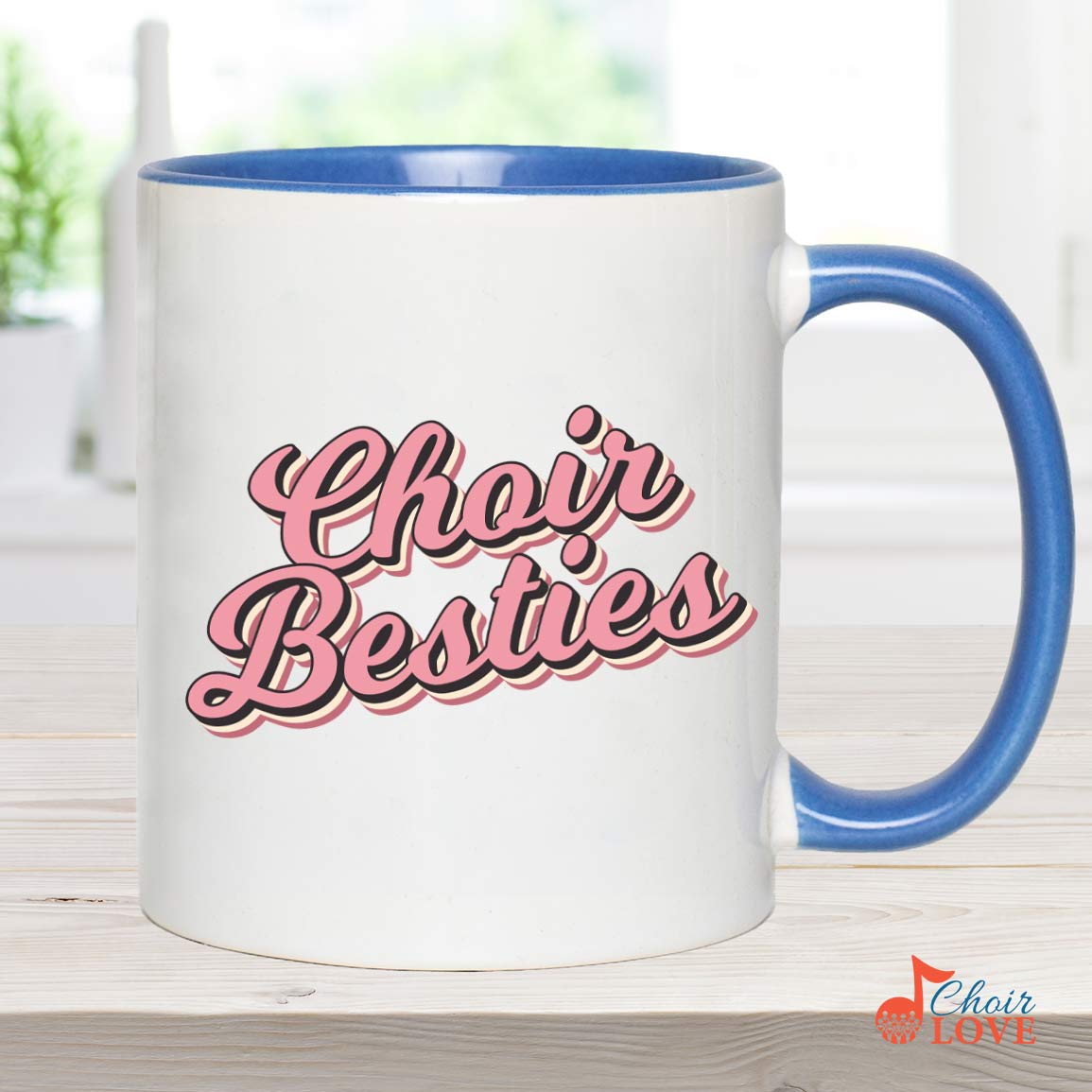 Best Friend Gift, Gift For Singers, Choral Gift, Choir Besties Accent Mug