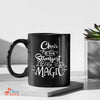 Music Gift, Gifts For Singer, Choir, Musician, Chorale, Choir Mug, Choir Is The Strongest Form Of Magic Black Mug