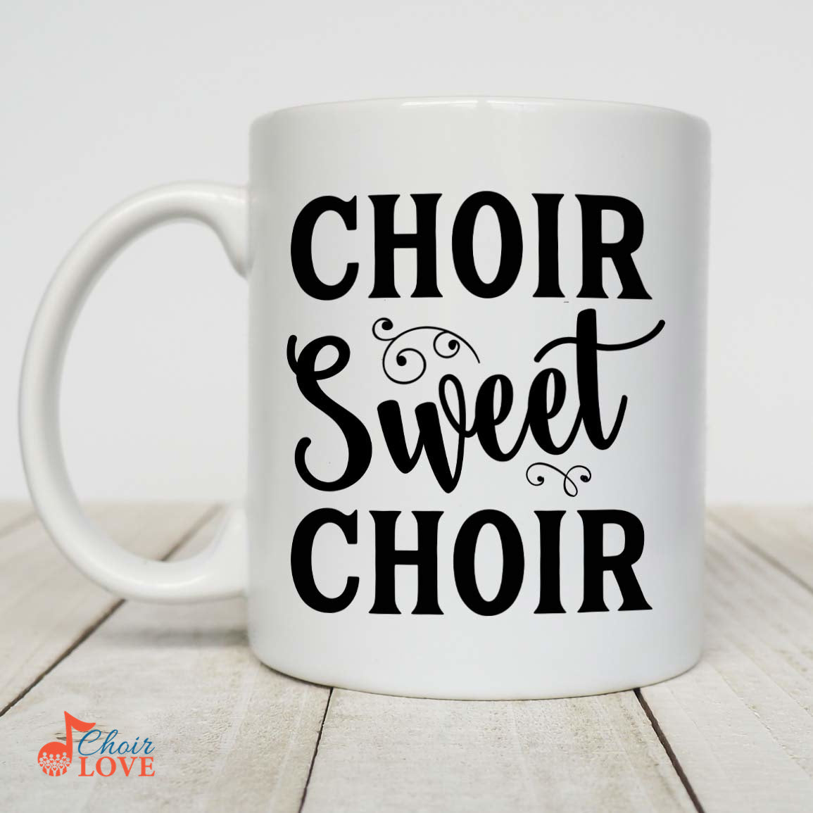 Music Gift, Gifts For Singer, Choir, Chorale, Ensemble, Director, Musical Theatre, Choir Sweet Choir White Mug