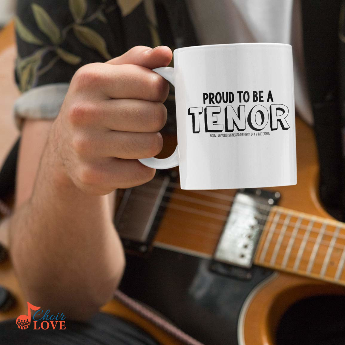 Music Gift, Gifts For Singer, Choir, Tenor, Chorister, Chorus, Musical Theatre, Proud To Be A Tenor White Mug