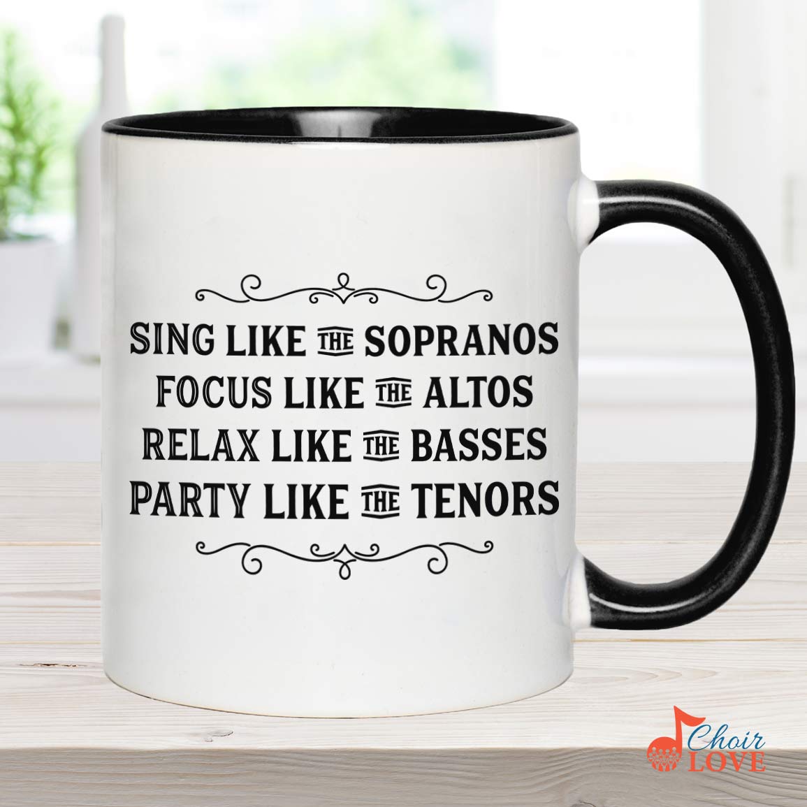 Music Gift, Gifts For Singer, Choir, Choralist, Chanteuse, Musical Theatre, Sing, Focus, Relax And Party Like Accent Mug