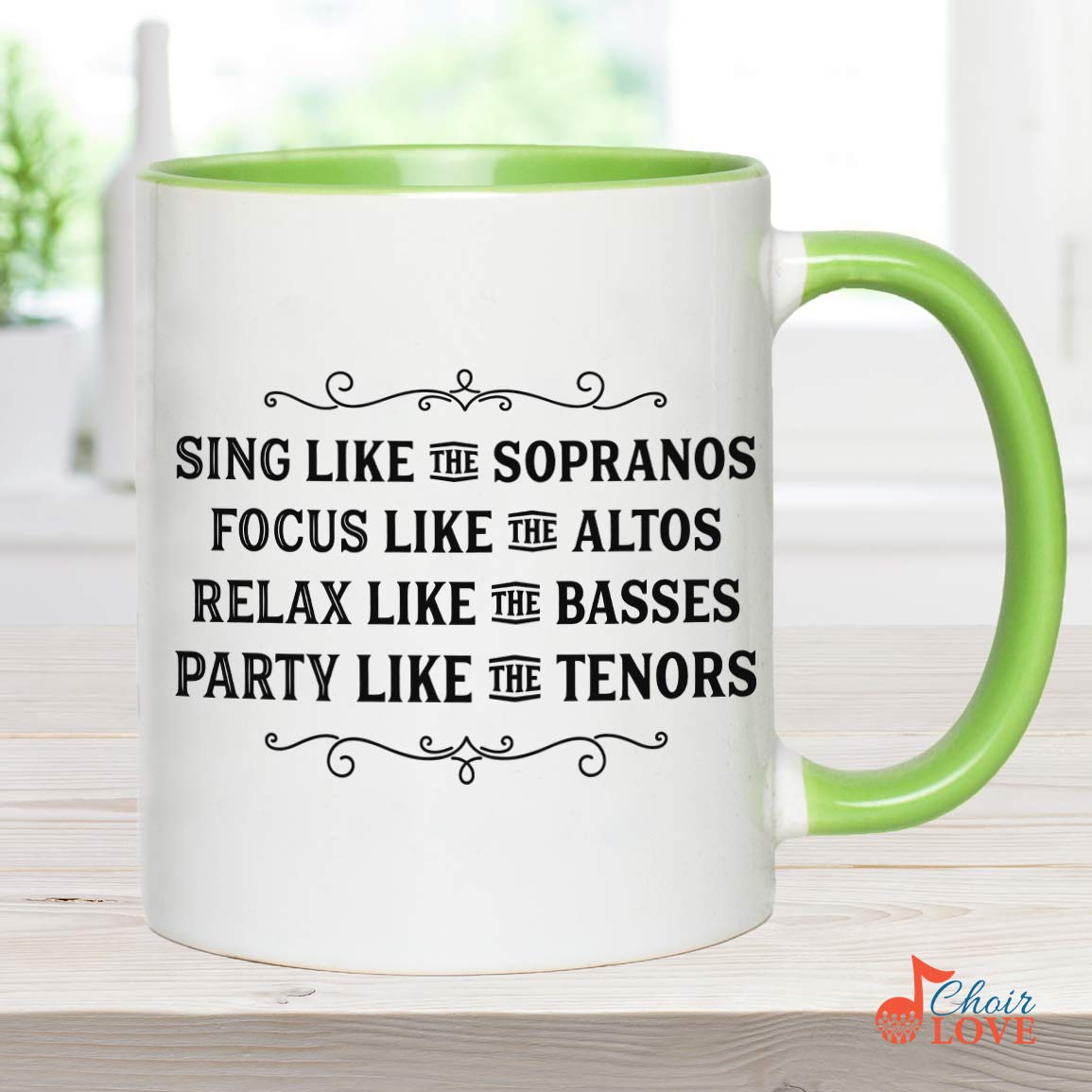 Music Gift, Gifts For Singer, Choir, Choralist, Chanteuse, Musical Theatre, Sing, Focus, Relax And Party Like Accent Mug