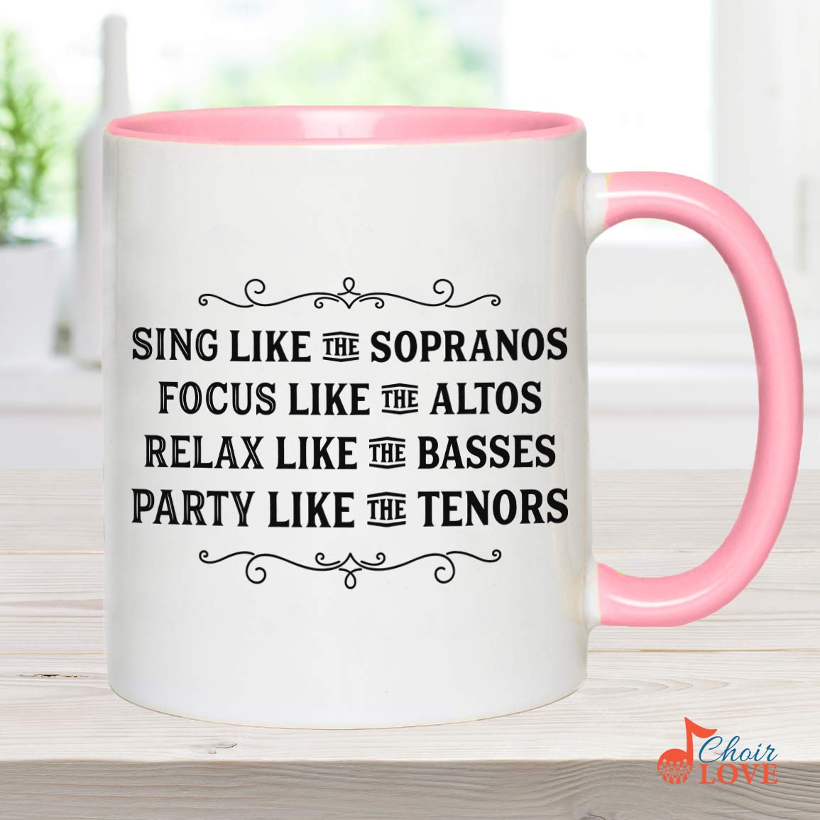 Music Gift, Gifts For Singer, Choir, Choralist, Chanteuse, Musical Theatre, Sing, Focus, Relax And Party Like Accent Mug