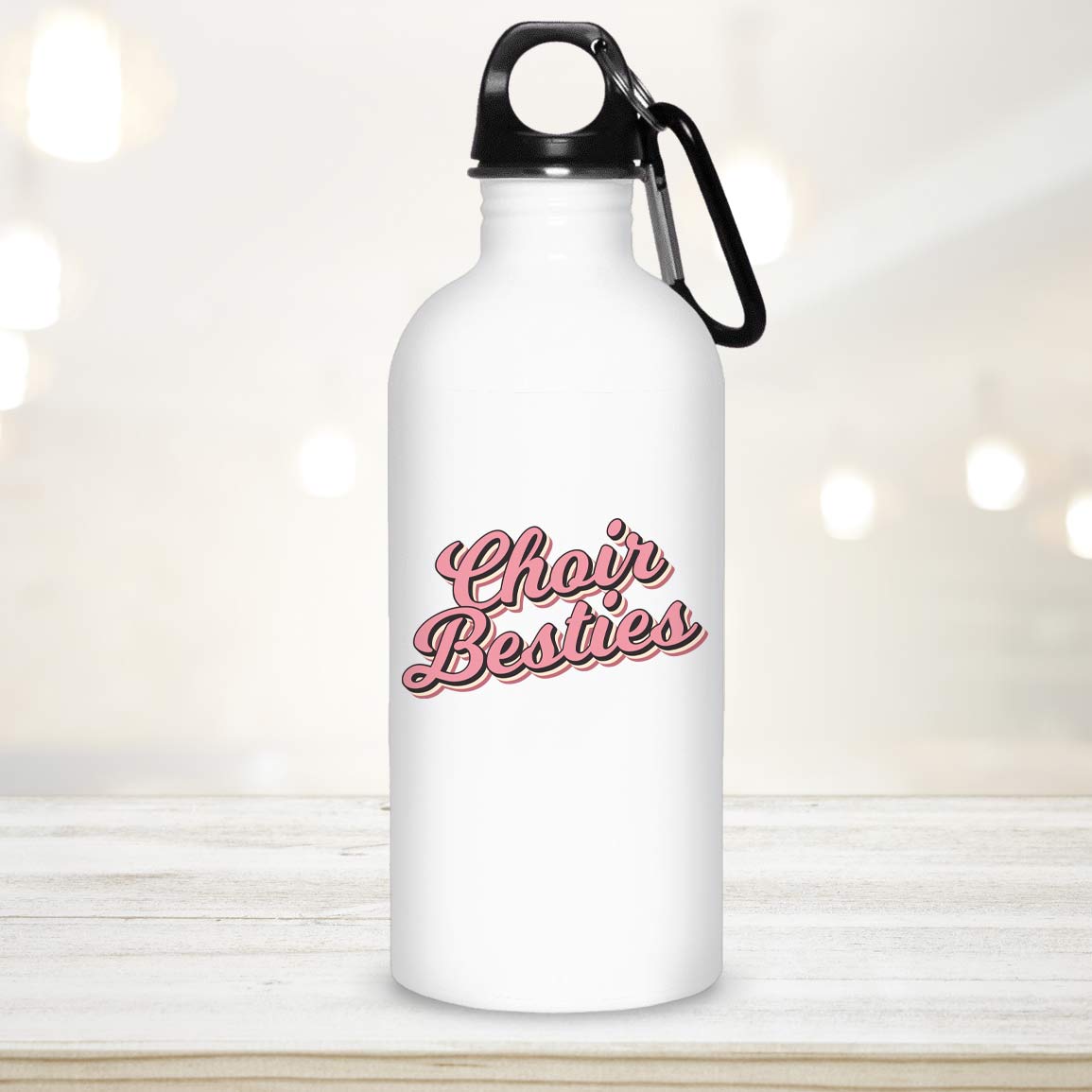 Gift For Singers, Gift For Best Friend, Choral Singing Gift, Choir Besties Stainless Steel Water Bottle