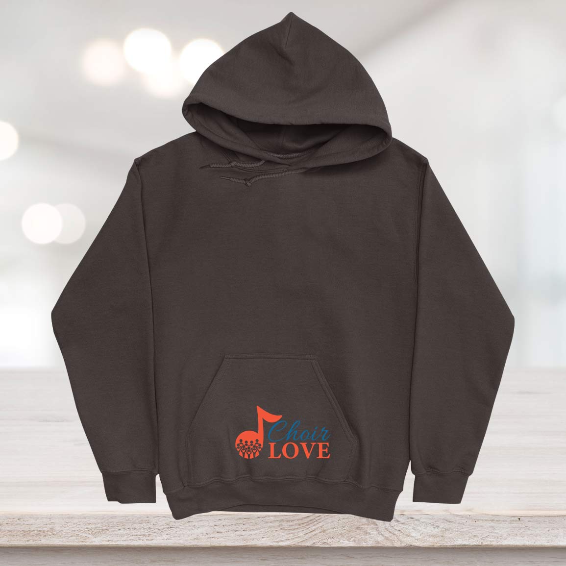 Music Gift, Gifts For Singer, Choir Director, Quarter Note Choir Love Pullover Hoodie